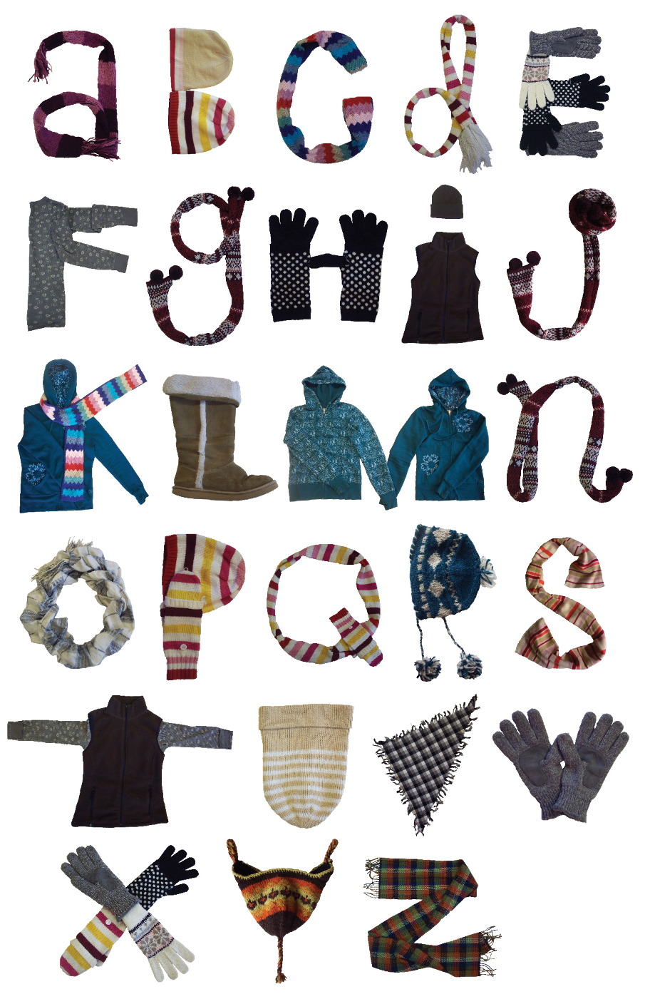 Winter Wear Alphabet Diana Bales